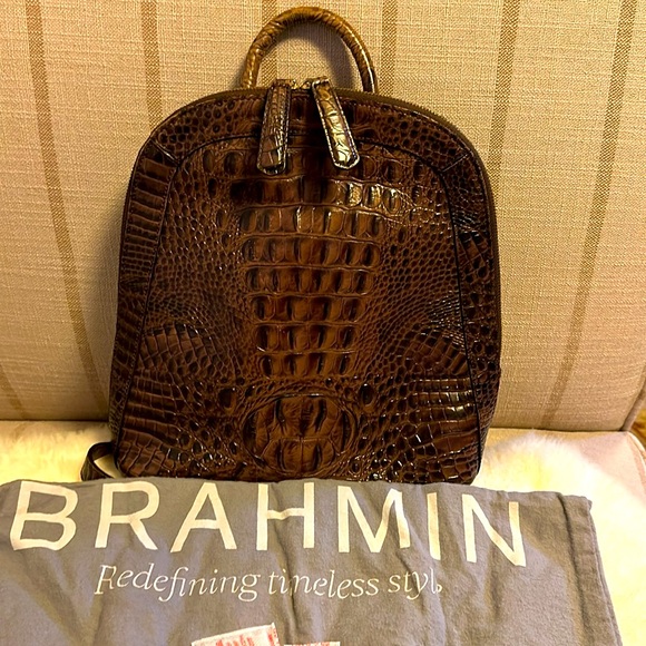 Brahmin backpack very good condition, like new. - Picture 8 of 10